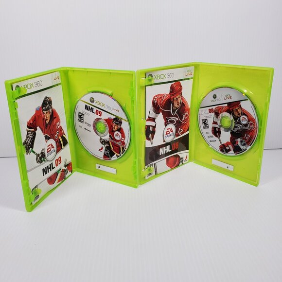 Microsoft XBOX 360 Video Game Lot of 5: NHL 08, 09, 11, 12, and 14 Some w Manual - Picture 3 of 5